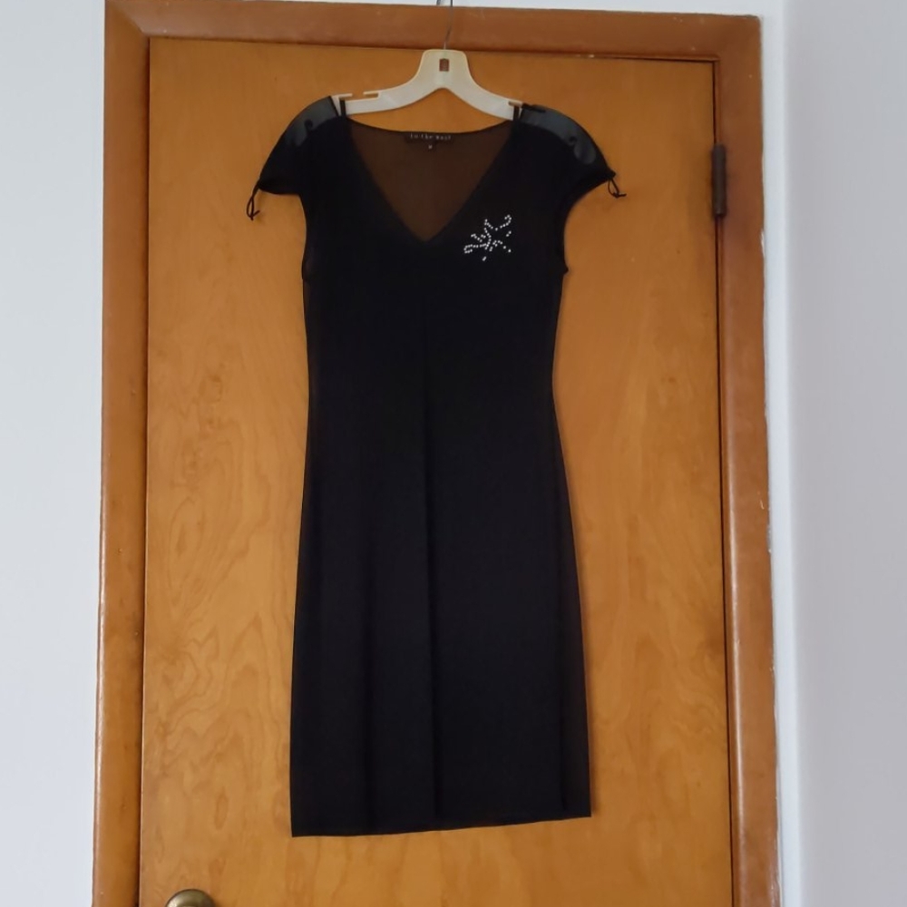 Cute sheer mini dress with inside slip